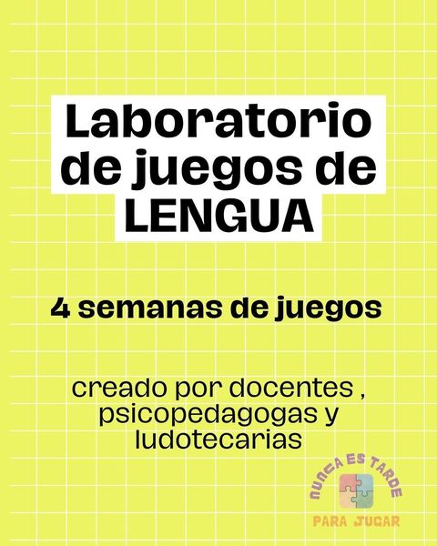 Laboratorio de juegos de LENGUA