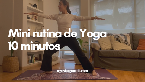Mini rutina de yoga en 10 minutos para relajar cuerpo y mente
