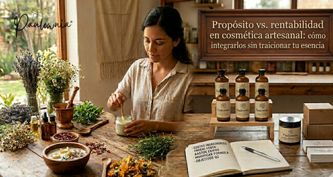 NEGOCIOS CON ALMA: Propósito vs. rentabilidad en cosmética artesanal, cómo integrarlos sin traicionar tu esencia.