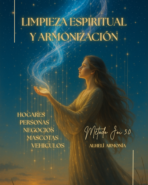 Sesión Limpieza Espiritual y Armonización Método JOl 3.0