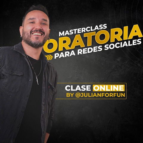 MASTERCLASS - Oratoria para redes sociales y stories