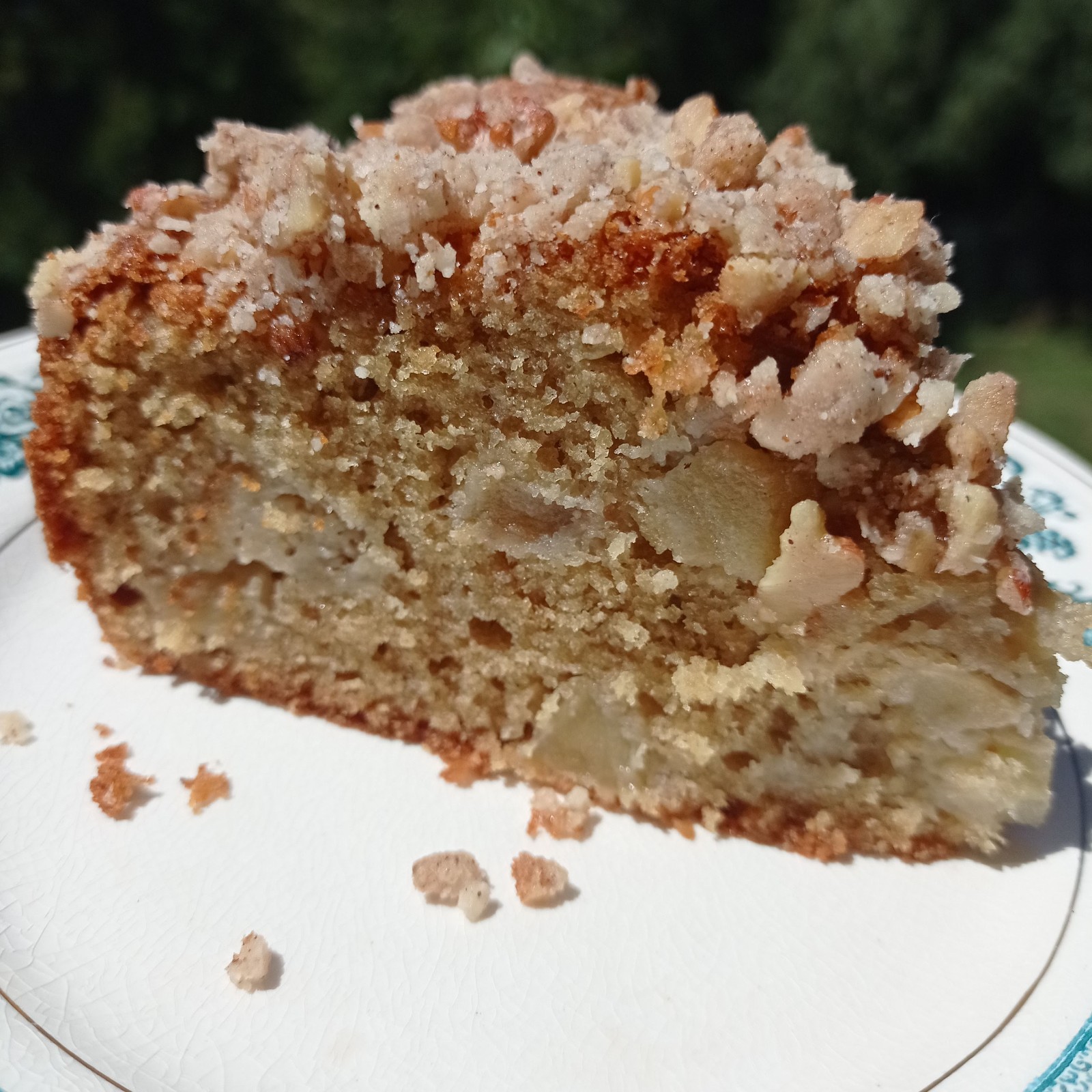 Torta manzana con crumble