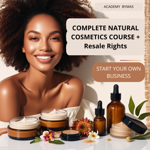 COMPLETE NATURAL COSMETICS COURSE + Resale Rights