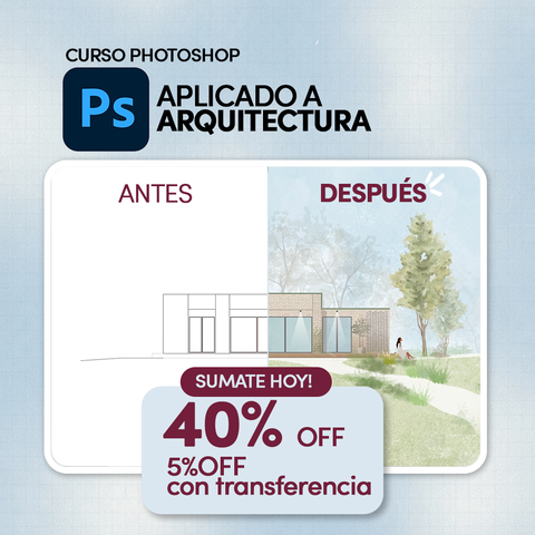 Photoshop - Postproducción de arquitectura 