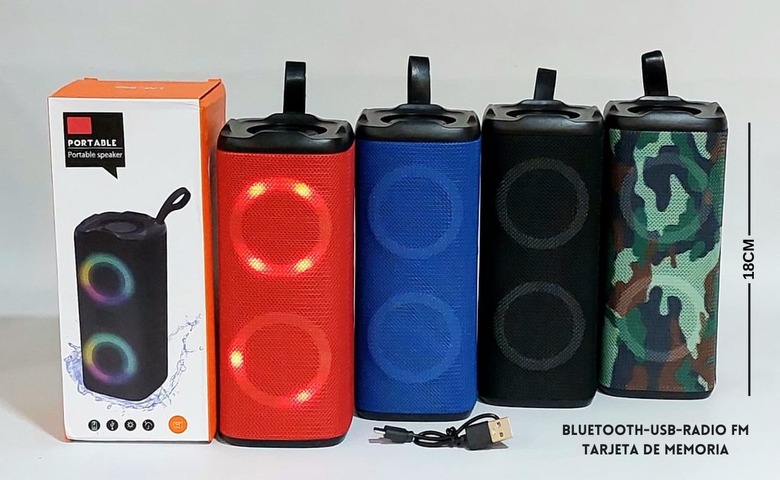 PARLANTE BLUETOOTH 18CM X2