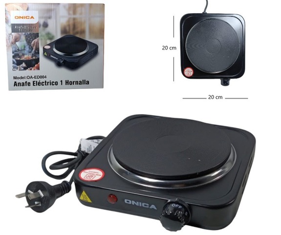 ANAFE ELECTRICO 1 HORNALLA ONICA-