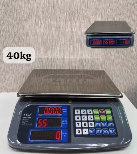 BALANZA COMERCIAL DIGITAL HASTA 40KG