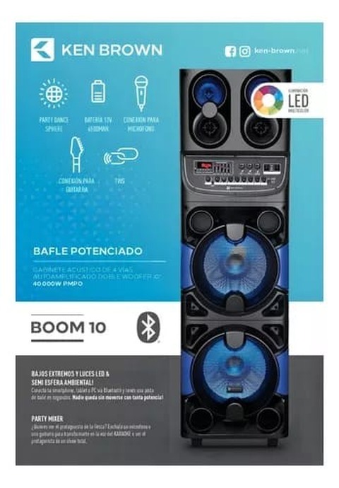 PARLANTE TORRE BOOM 10 KEN BROWN