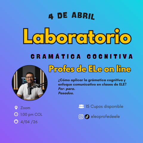 Laboratorio de Gramática cognitiva.