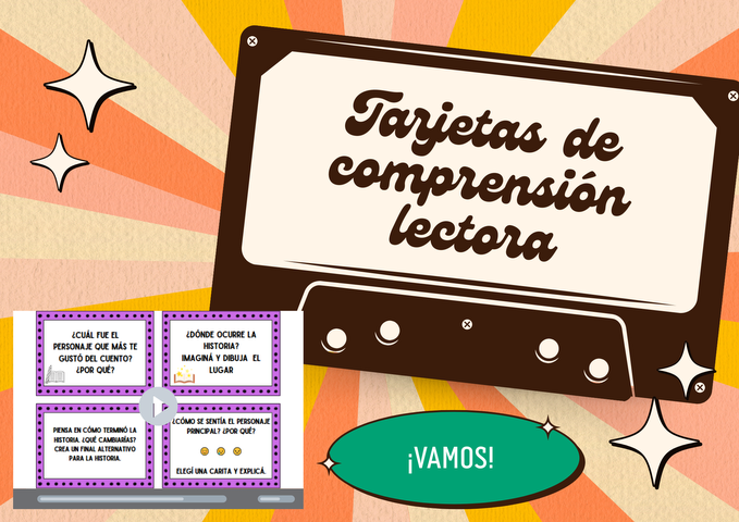 Tarjetas de comprensión lectora - ¡A jugar!