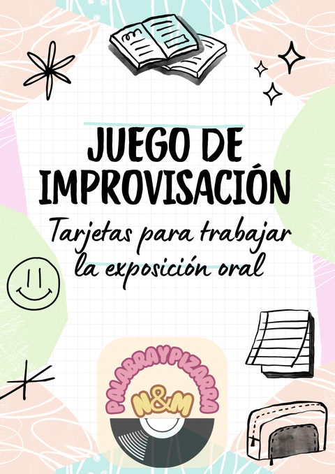 Tarjetas para trabajar la exposición oral 