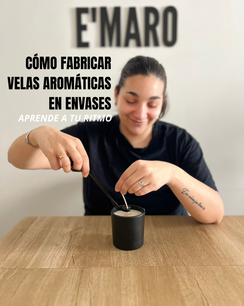 Cómo fabricar velas aromáticas en envase – Ebook