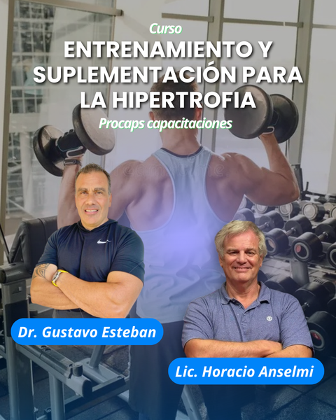 Entrenamiento y suplementación para la hipertrofia