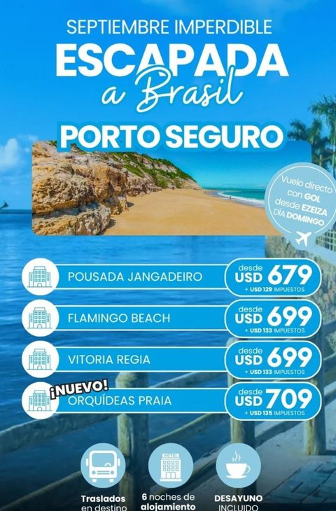Escapada a Brasil Porto Seguro