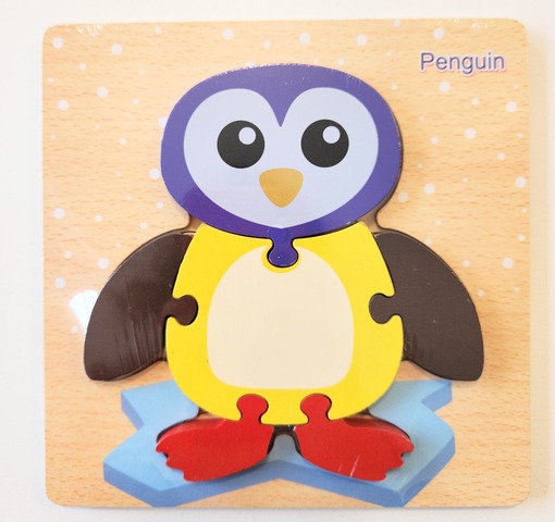 Rompecabezas de Madera - Pingüinito Polar