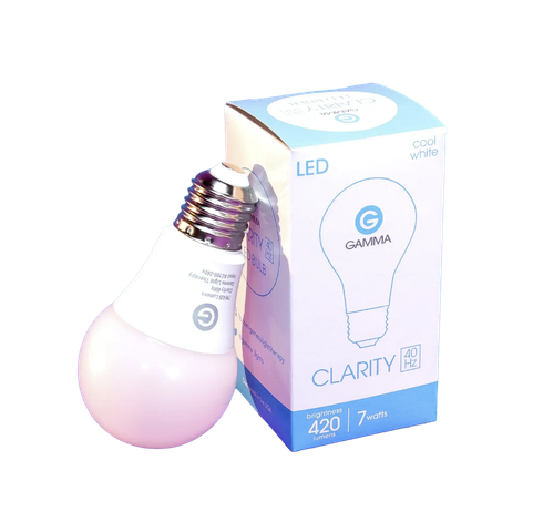 Gamma Clarity 40 Hz Light Bulb: Entrainamiento Gamma para el Cerebro | Memoria, Enfoque y Desintoxicación Neurológica 