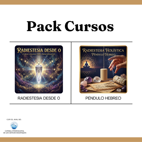 Pack Radiestesia: Radiestesia desde 0 y Péndulo Hebreo