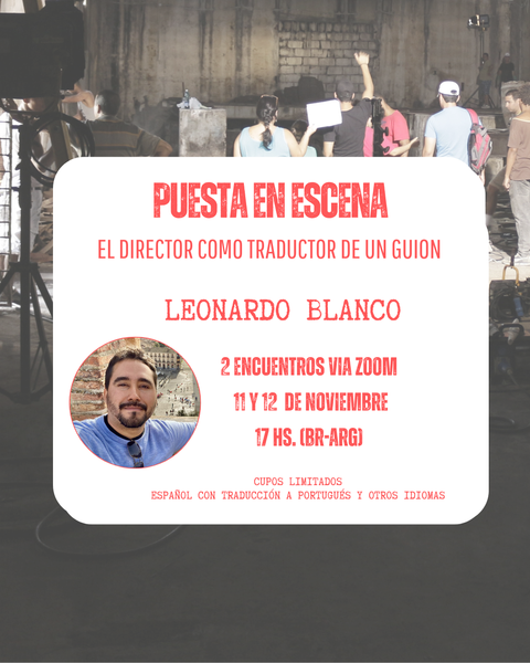 Puesta en escena. El director como traductor de un guión