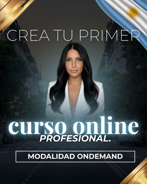 CREA TU PRIMER CURSO ONLINE PROFESIONAL