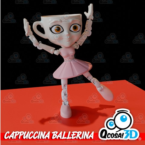 BALERINA CAPUCCINA ARTICULADA - BRAINROT