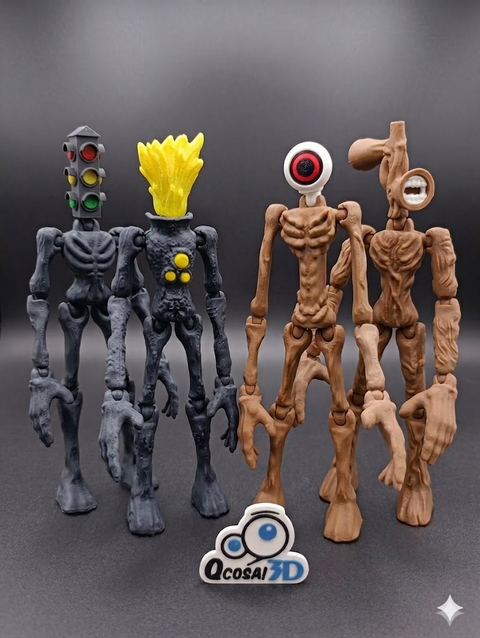 Pack 4 personajes Siren Head