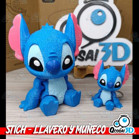 STITCH - MUÑECO MAS LLAVERO