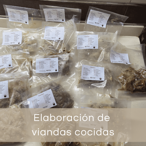 Planificación y elaboración de viandas cocidas