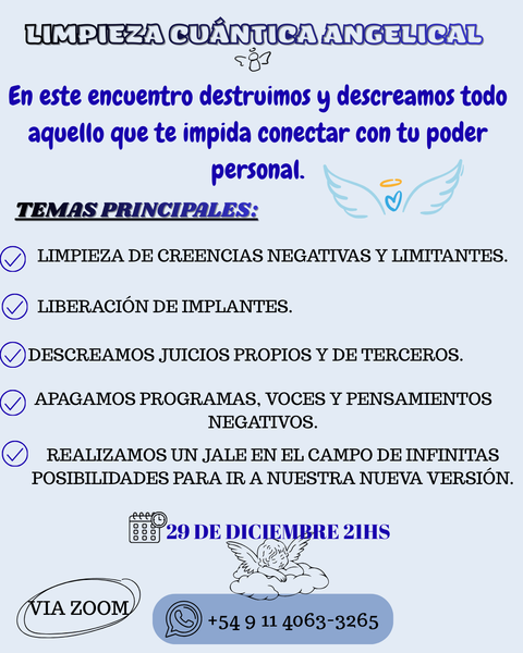 Limpieza Cuántica de FIN DE AÑO