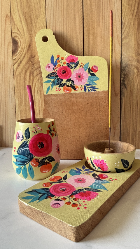 Clase Online Estilo Folk en mates, tablas y cuencos