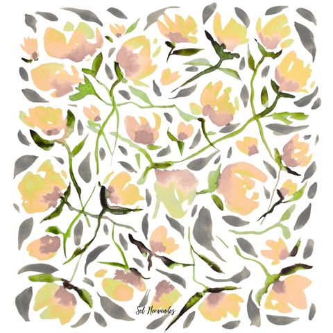 Pañuelo Flor Amarilla