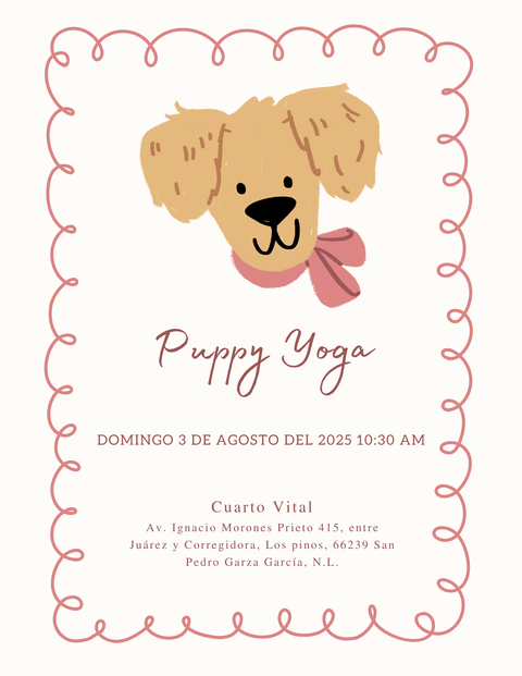 Puppy Yoga 10:30 am