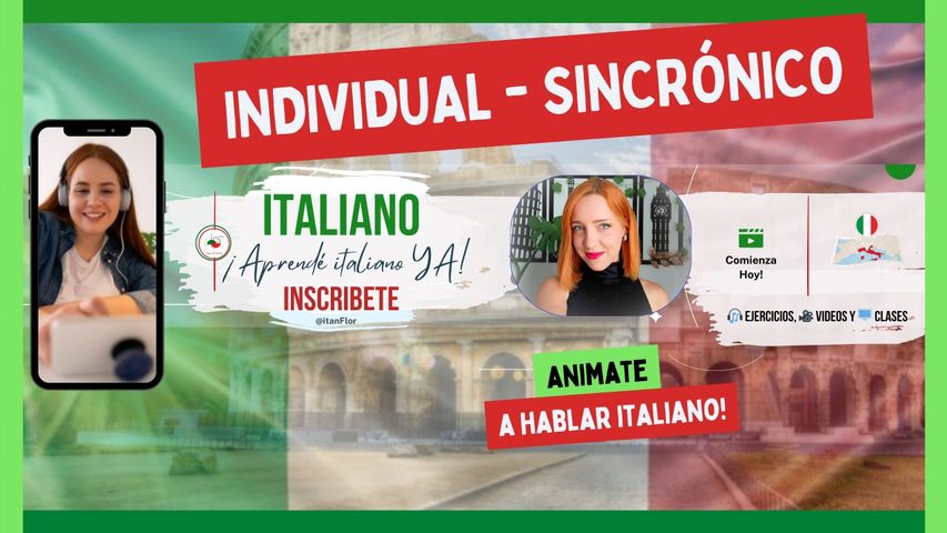 Italiano Personalizado — Clase 1:1