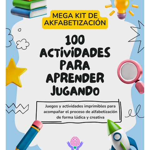 Mega Kit de Alfabetización -100 actividades para aprender jugando