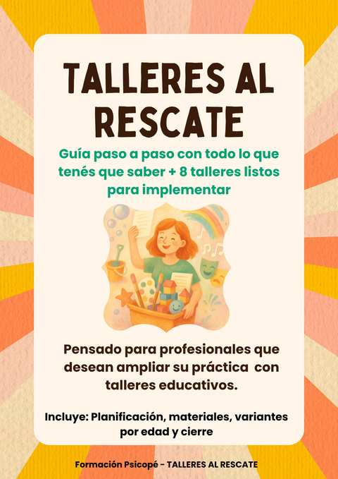 Talleres al rescate. Genera ingresos haciendo eso que tanto disfrutas.   