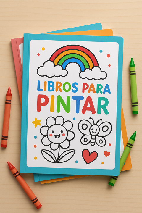 Pack de 30 Minilibritos para Pintar