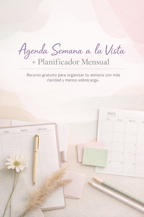 Agenda Semana a la Vista + Planificador Mensual