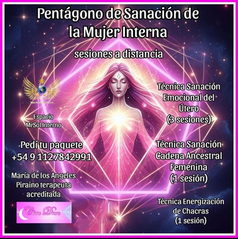PENTÁGONO DE SANACIÓN DE LA MUJER INTERNA