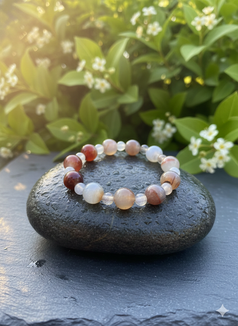 Pulsera Agata piedra natural