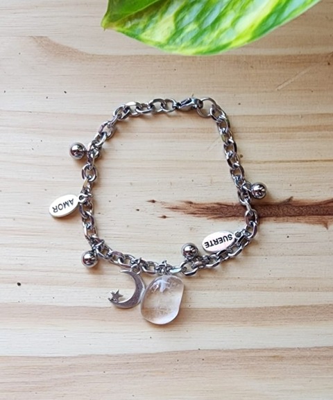 Pulsera con Cuarzo Cristal