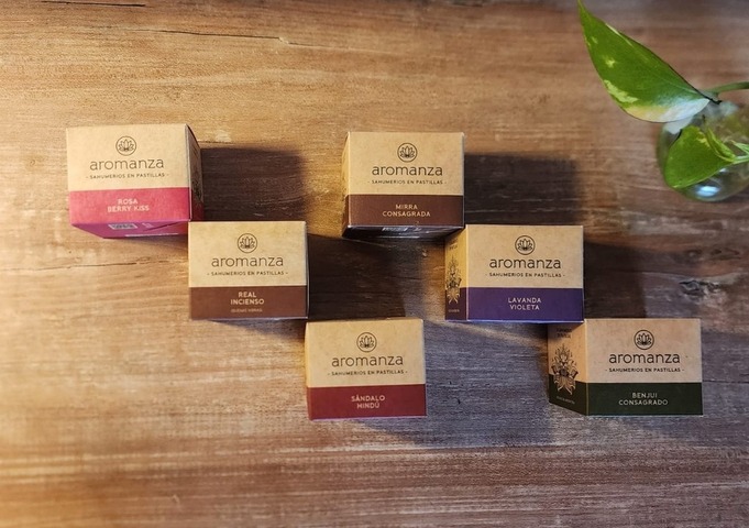 Sahumerios en pastillas