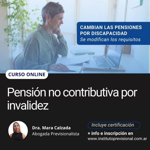 Pensión No Contributiva Por Invalidez