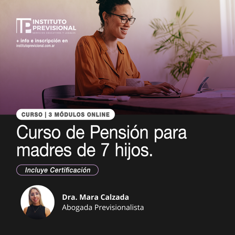 Curso Pensión para Madre de 7 hijos