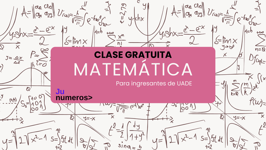 CLASE GRATUITA INGRESO UADE