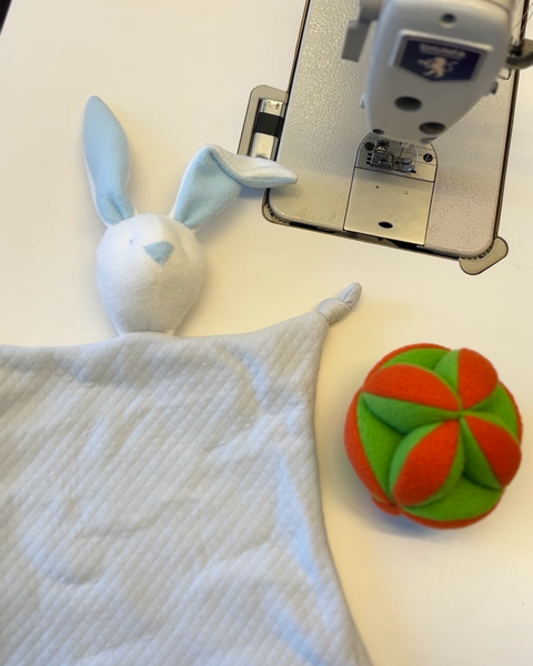 Pelota Sensorial + Conejo de Apego ¡Curso con videos paso a paso!