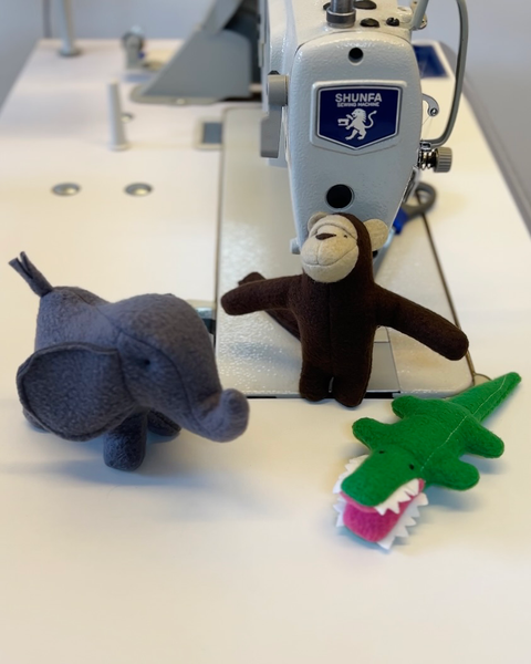 Animalitos de Sabana 2: Mono, elefante y cocodrilo - CURSO con videos paso a paso