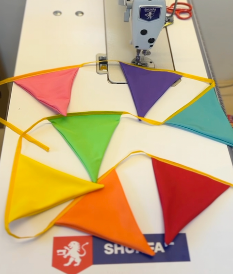 Banderín de Colores - CURSO con videos paso a paso