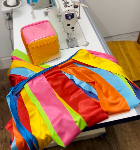 Combo Cortina + Cubo para tu espacio de juego - ¡Curso con videos paso a paso!