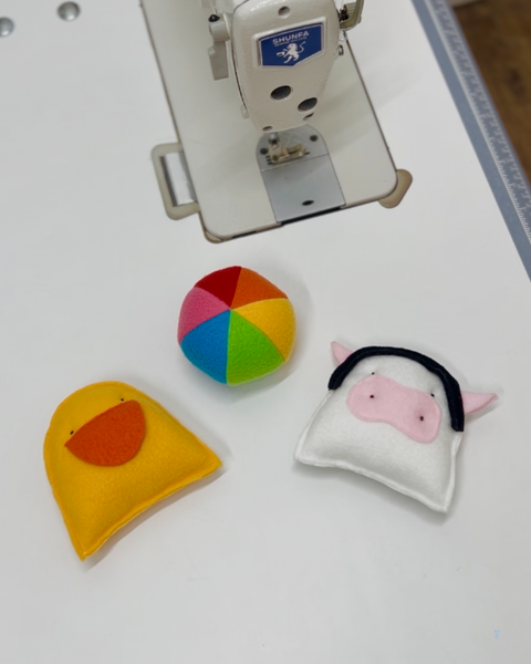 Sonajero x 3 - Vaca y Pato - CURSO con Videos paso a paso