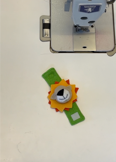 Sonajero Pulsera León - CURSO de costura paso a paso!