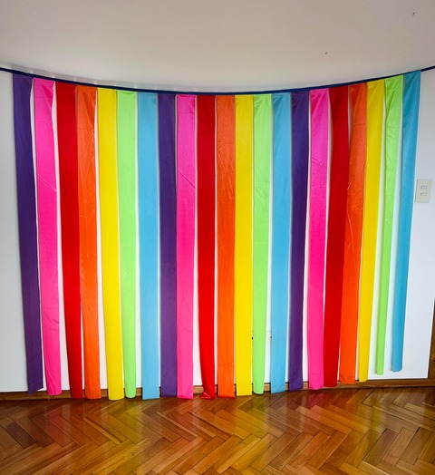 Cortina de Colores - CURSO con videos paso a paso